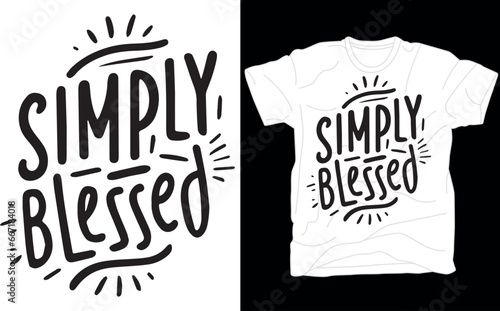 Simply Blessed, Blessed T shirt, Christian Tee Shirt, Christian Mom Shirt, Christian Gift Idea, Religious Gift