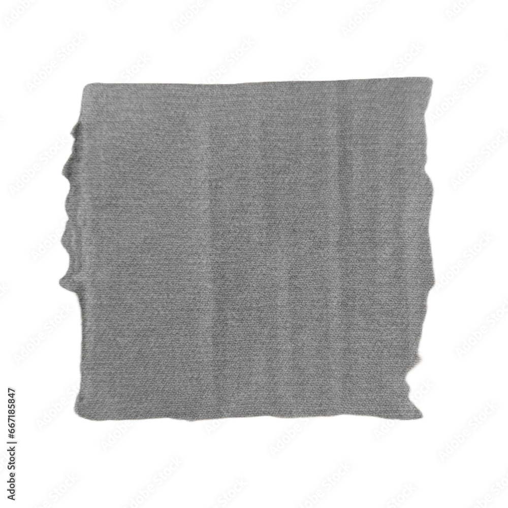 Torn cardboard paper of grey isolated on transparent background for using as text box Torn cardboard paper of grey isolated on transparent background for using as text box