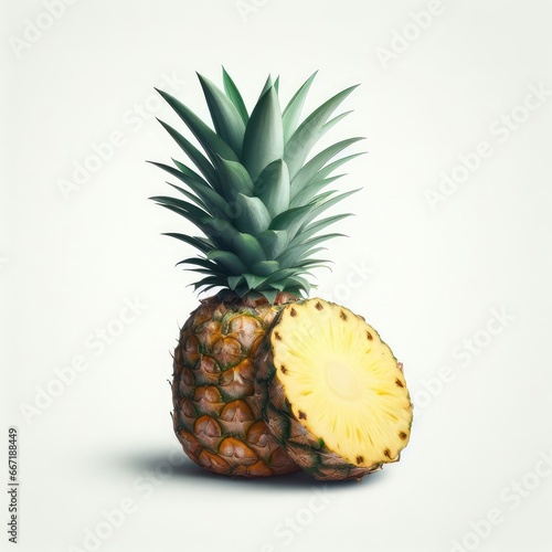 Ripe and Succulent Pineapple Bliss, GENERATIVE AI