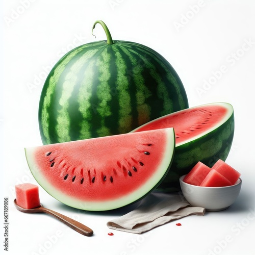 Exotic Watermelon Paradise, GENERATIVE AI
