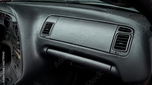 Air bag on a car dashboard photo