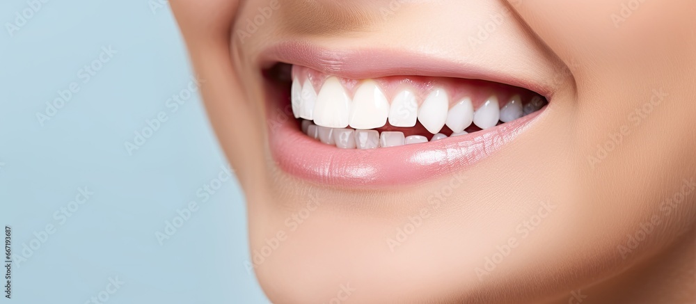 Obraz premium Examining teeth in dental clinic for a healthy smile