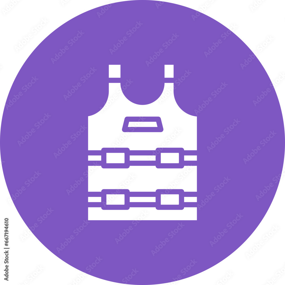 Bulletproof Vest Icon Bulletproof Vest Icon