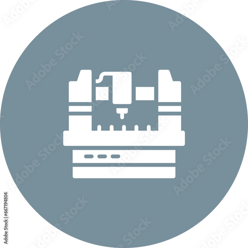 Cnc Machine Icon