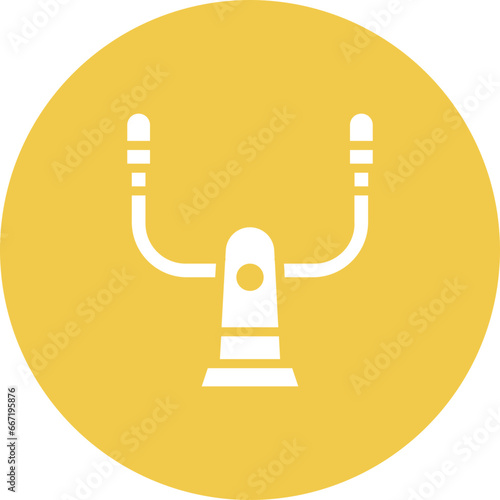 Aeroplane Steering Wheel Icon