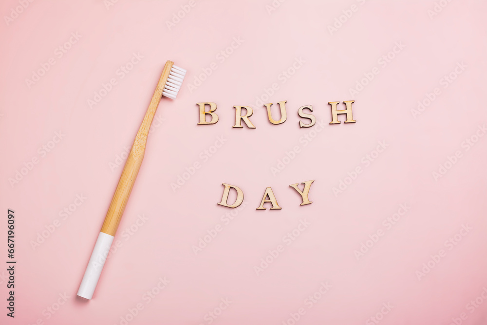 World Tooth Brush Day - 1st November background World Tooth Brush Day - 1st November background