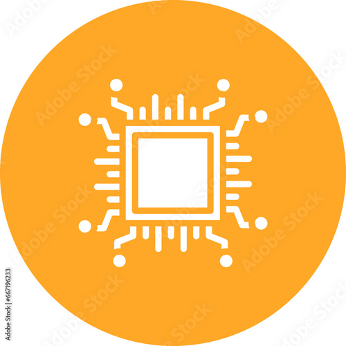 Brain Chip Icon