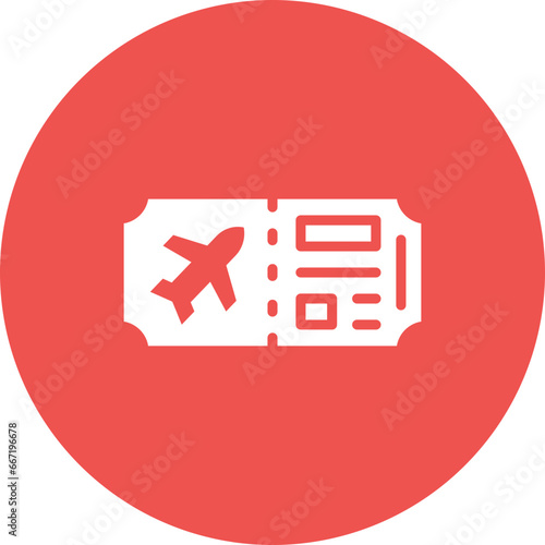 Flight Ticket Icon