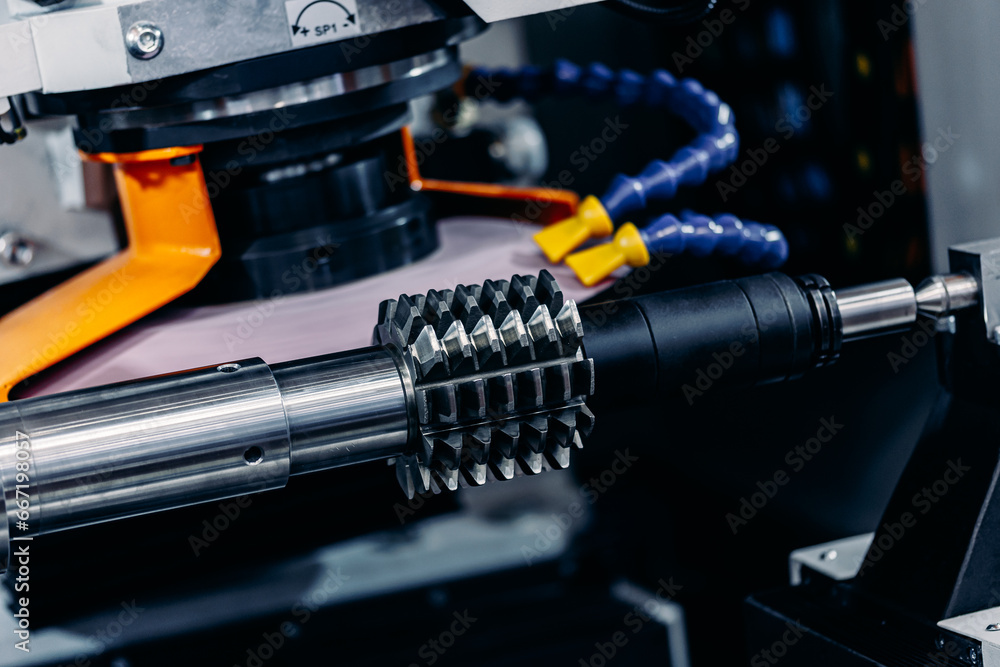 Industry machine iron tools. CNC turning cutting metal is operation. Industry machine iron tools. CNC turning cutting metal is operation.