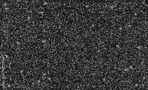 Black glitter vector background. Luxury glitter texture.