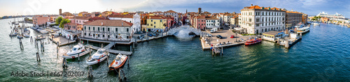 famous old town of chioggia in italy