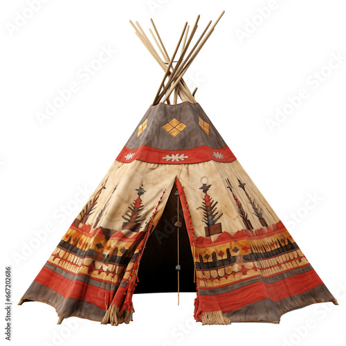 Native american tent clip art
