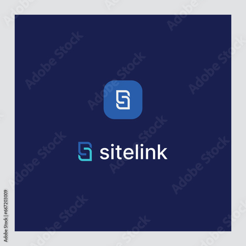S-letter logo Design in the form of a Hexagons shape and a cube logo with 
Letter monogram designs for corporate identity to business logo (ID: 667203009)