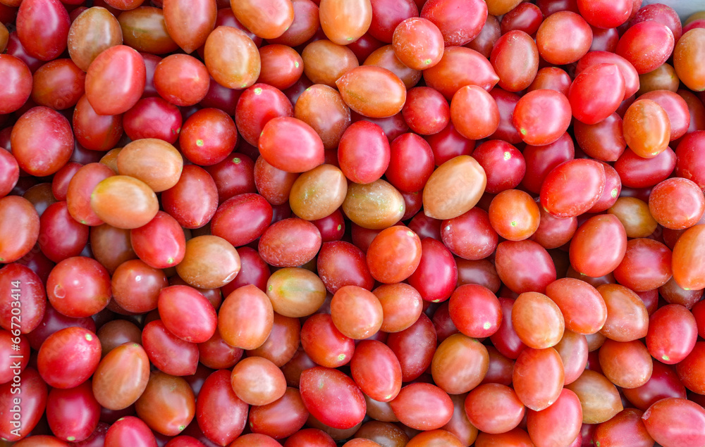fresh juicy cherry tomato as food background fresh juicy cherry tomato as food background