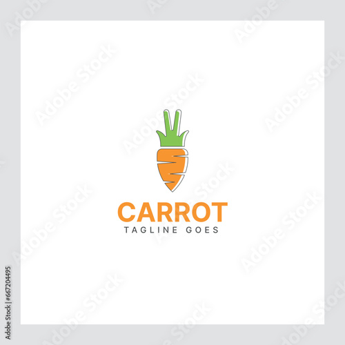 Carrot-letter and C logo Design in the form of Hexagons shape and a cube logo with 
Letter monogram designs for corporate identity to business logo (ID: 667204495)