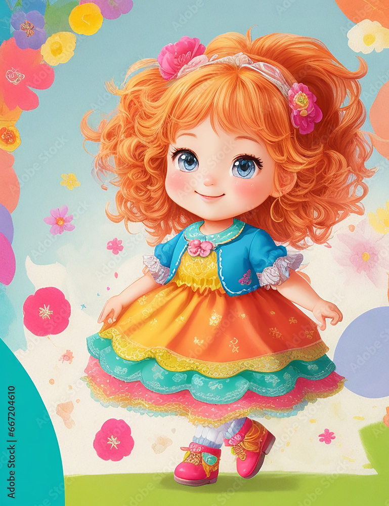 girl with a doll girl with a doll