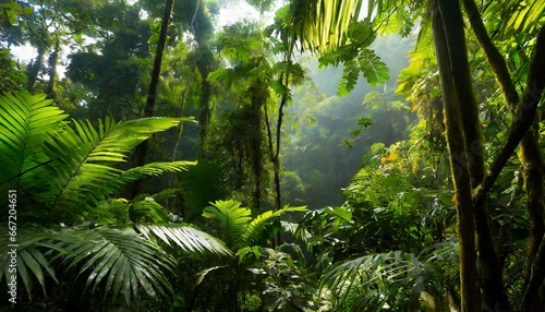 tropical rain forest in central america