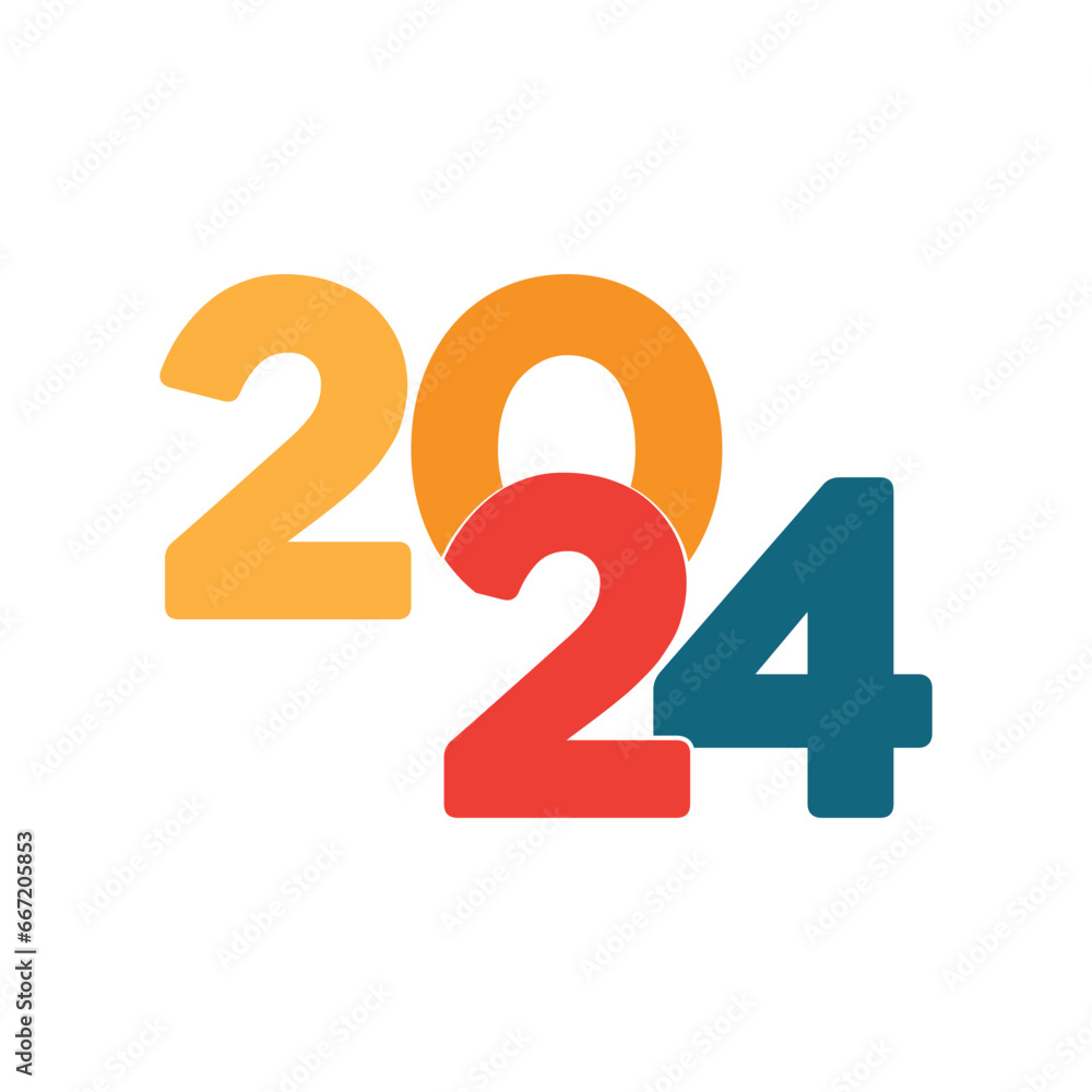 Happy new year 2024 design,2024,2024 typography logo design concept. Happy new year 2024 design,2024,2024 typography logo design concept.