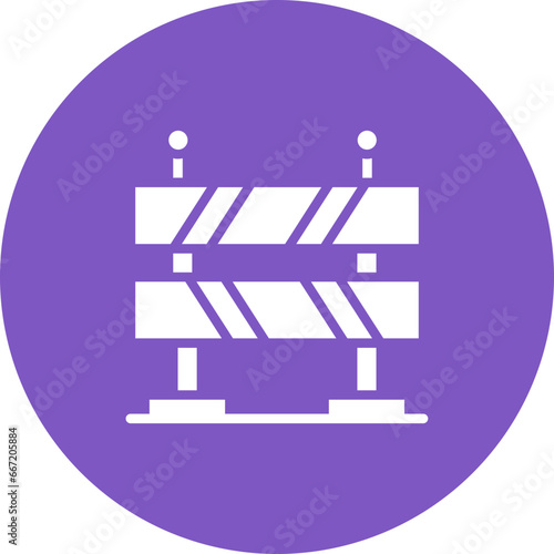 Road Barrier Icon