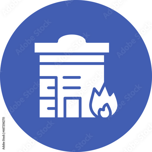 Building Fire Icon