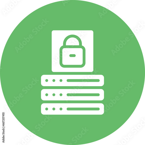Database Lock Icon