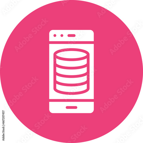 Smartphone Database Icon
