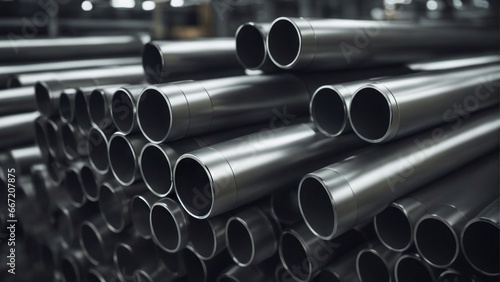 Metal pipes connector tubes. Construction cylindrical steel pipe stacked valious size in constructio-topaz.jpeg, Metal pipes connector tubes. Construction cylindrical steel pipe stacked valious size i