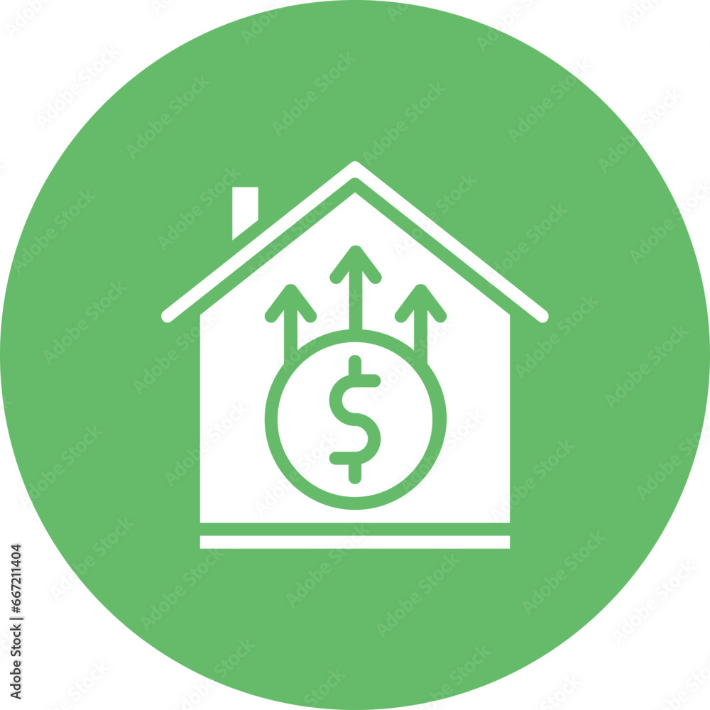 House Price Increase Icon House Price Increase Icon