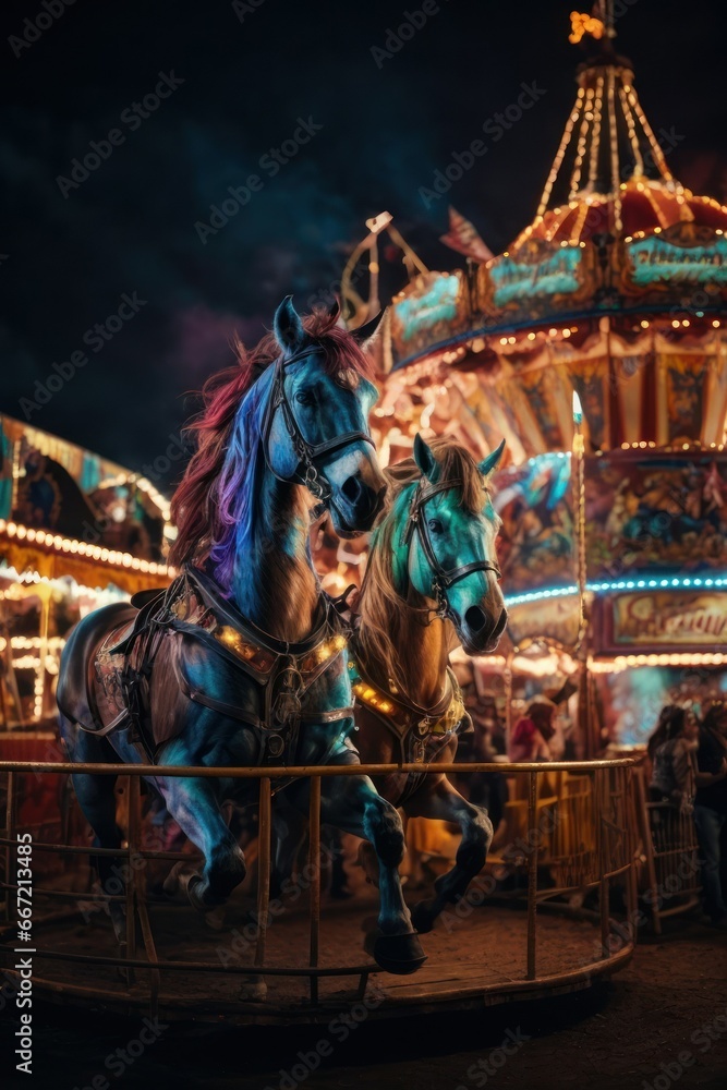 Midnight Magic: Reviving an Abandoned Theme Park with Horses Midnight Magic: Reviving an Abandoned Theme Park with Horses