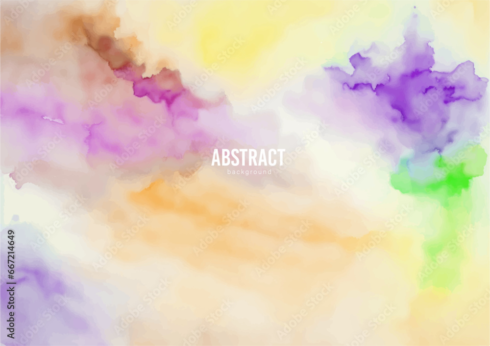 Abstract rainbow background, abstract colorful background, Watercolor background, watercolor hand painted background