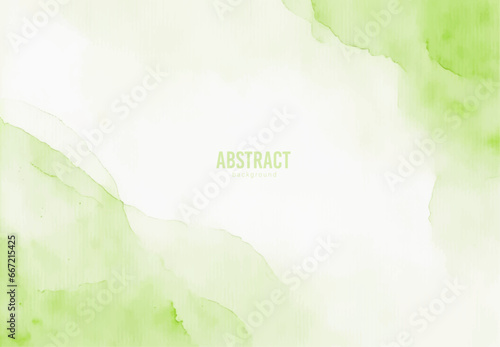 Abstract green background, Green watercolor