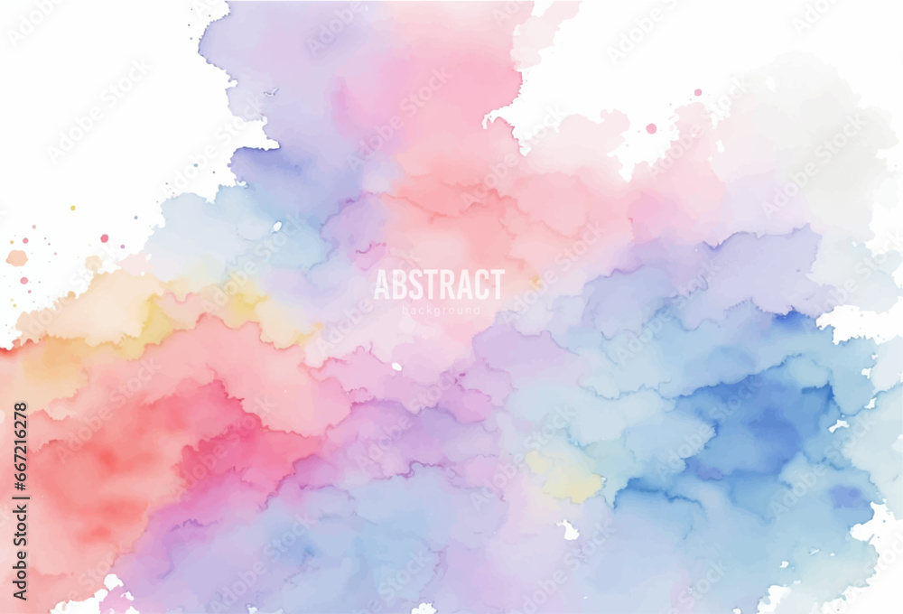 Abstract watercolor background, Colorful background, abstract watercolor background