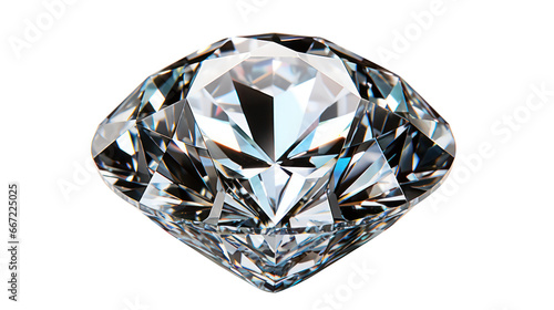 Diamond bright crystal isolated 