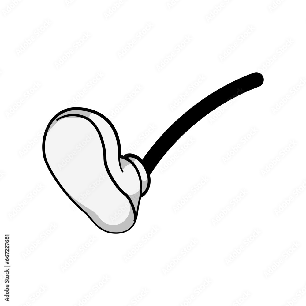 Obraz premium arm cartoon leg cartoon. glove up, foot shoe, animation boot arm cartoon leg sign. isolated symbol vector illustration