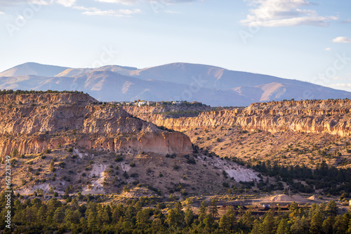 Scenic Landscape. Anderson Overlook and Sangre de Cristo, Los Alamos, New Mexico
