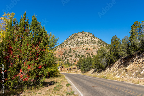 Photography The colors of autumn. Scenic landscape in New Mexico