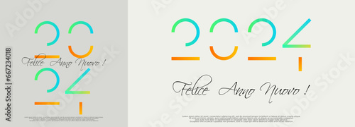 felice anno nuovo - buon anno 2024	
