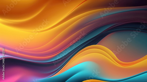 Beautiful mesmerize waves of colorful pattern, wavy surfaces, beautiful background, vintage pastel colors