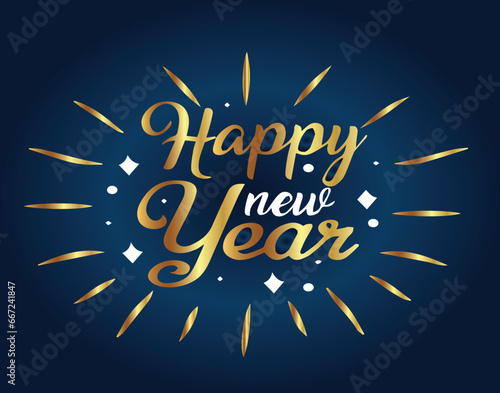 Happy new year 2024 design