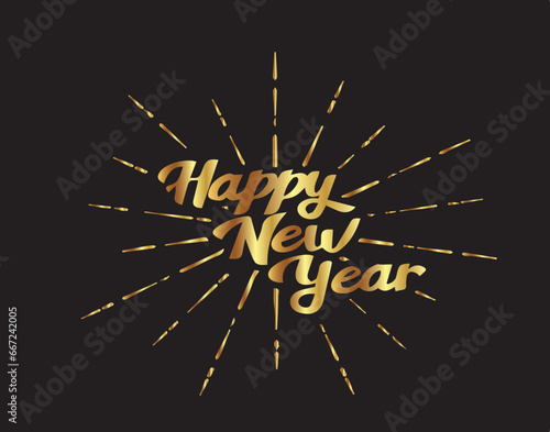 Happy new year 2024 design