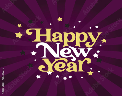 Happy new year 2024 design