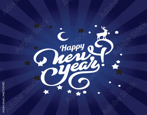 Happy new year 2024 design
