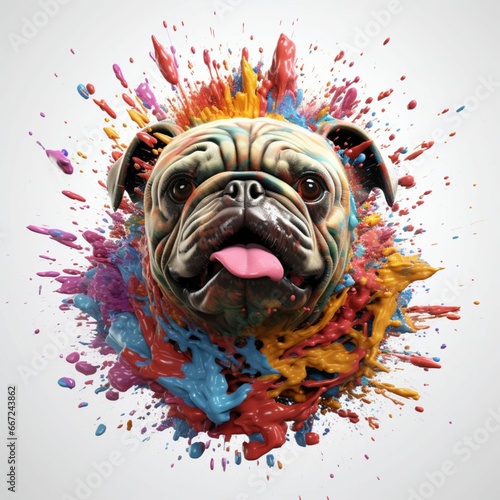 Paintful Bulldog photo