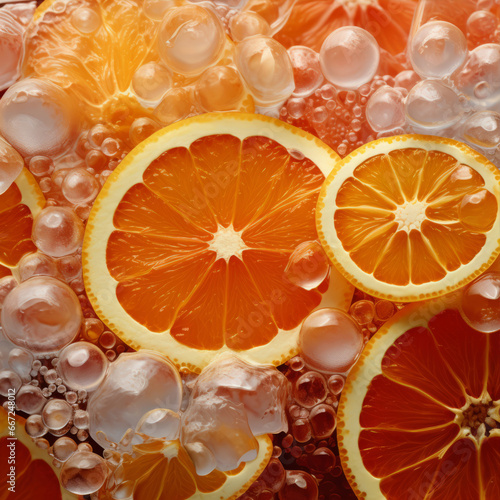 Abstract oranges background