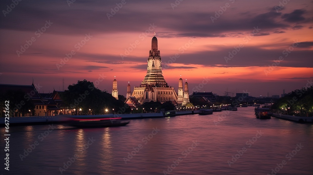  Wat Arun or Temple of Dawn in Bangkok Thailand