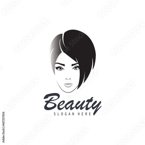 woman beauty face vector logo and tatto   bussines company