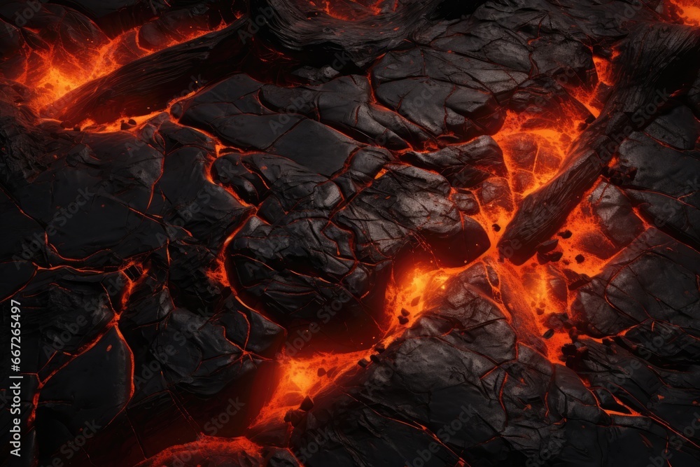 texture of hot lava and ash. High quality. Bright contrast hot colors. horizontal backdrop with hot volcanic rocks texture of hot lava and ash. High quality. Bright contrast hot colors. horizontal backdrop with hot volcanic rocks