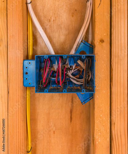 New home construction wiring © Kelly Headrick