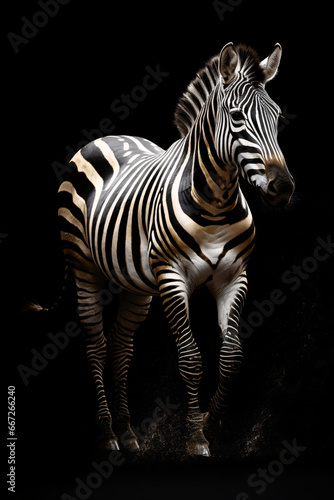 black gold Zebra