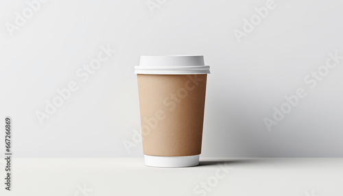 Coffee cup mockup background photo